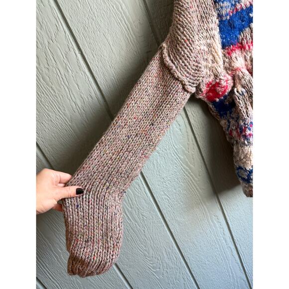 Vintage Free People Fireworks Chunky Cardigan, Size Large - Picture 4 of 8